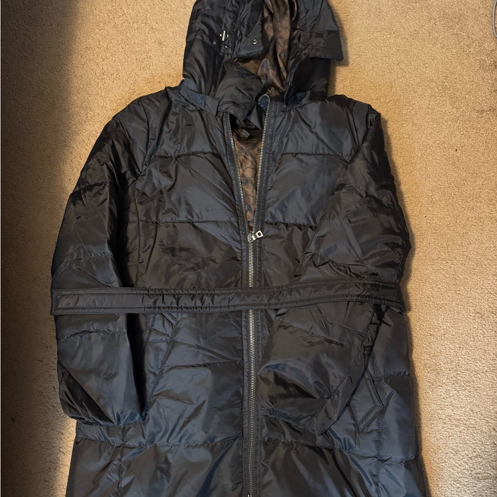 Coach Black Monogram Jacket